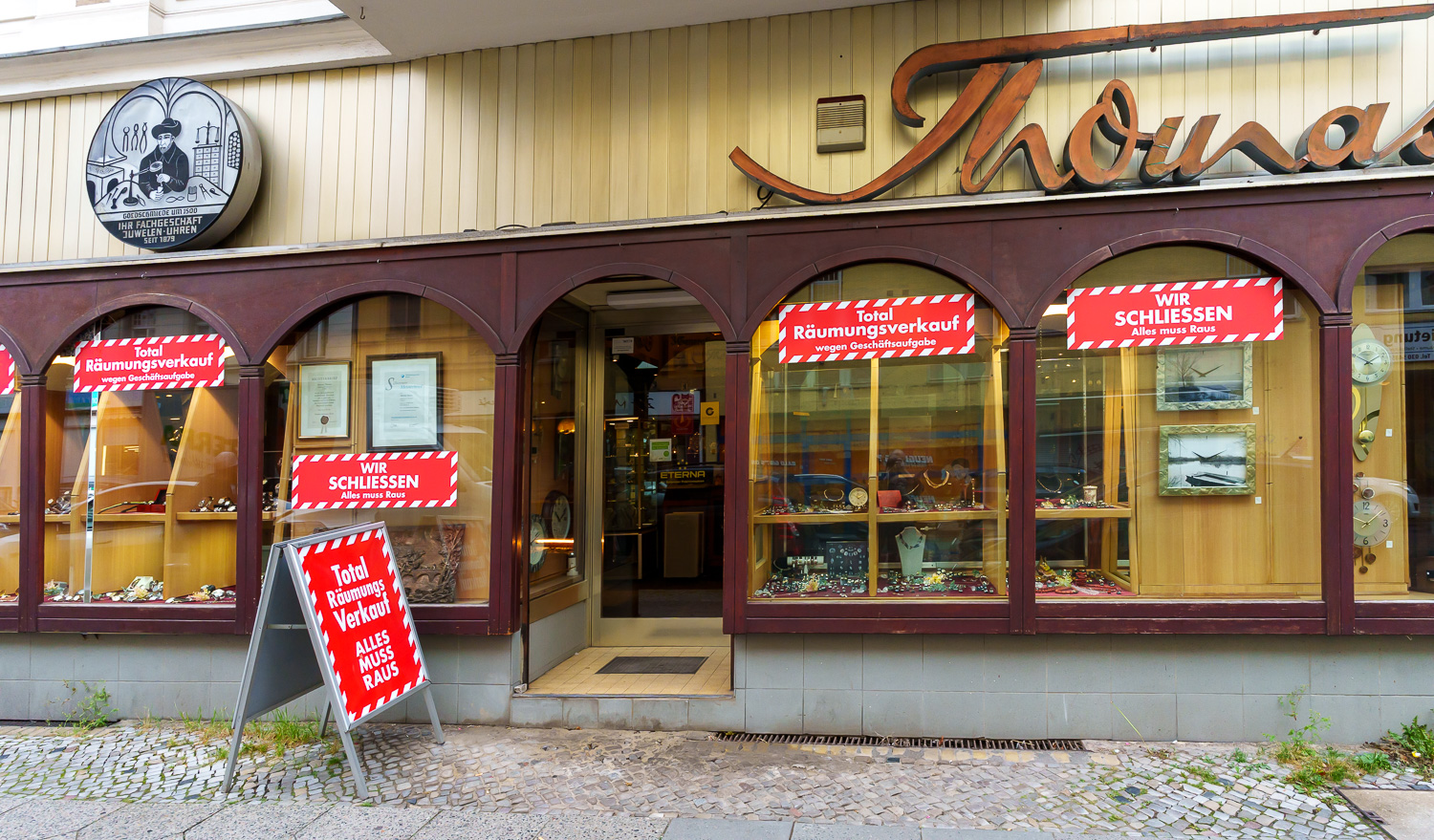 Ausverkauf - Ladenschließung